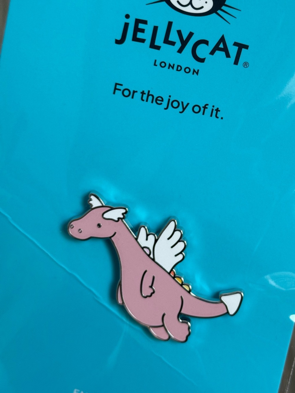Jellycat duskrise jellycat dragon pin exclusively for Ruby Cruise member